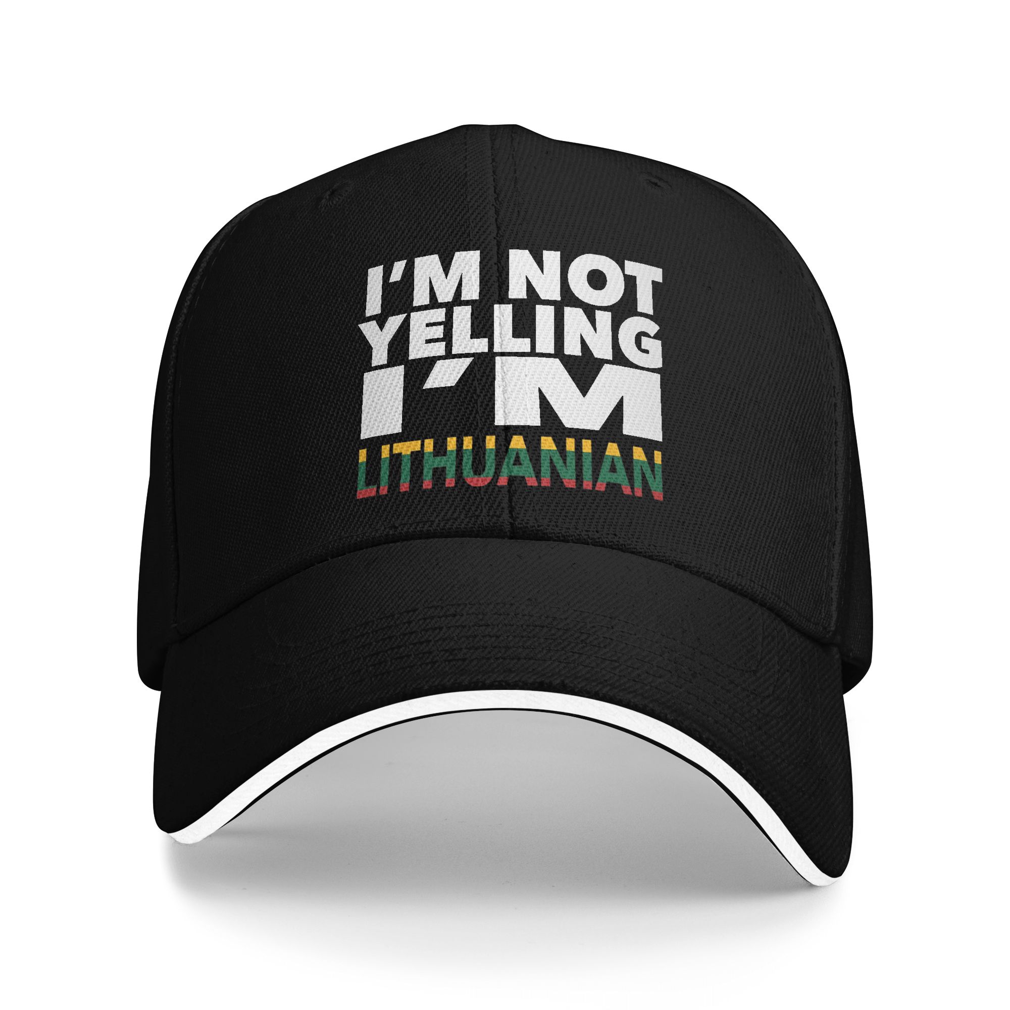 Outdoor Sport Hat Classic - Litvanyalı değilim, Litvanyalı'yım, rahat beyzbol şapkası,
