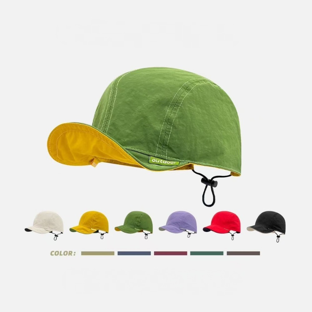 Outdoor Sport Hat Classic - Unisex Moda Mektup Nakışlı Kısa Siperli