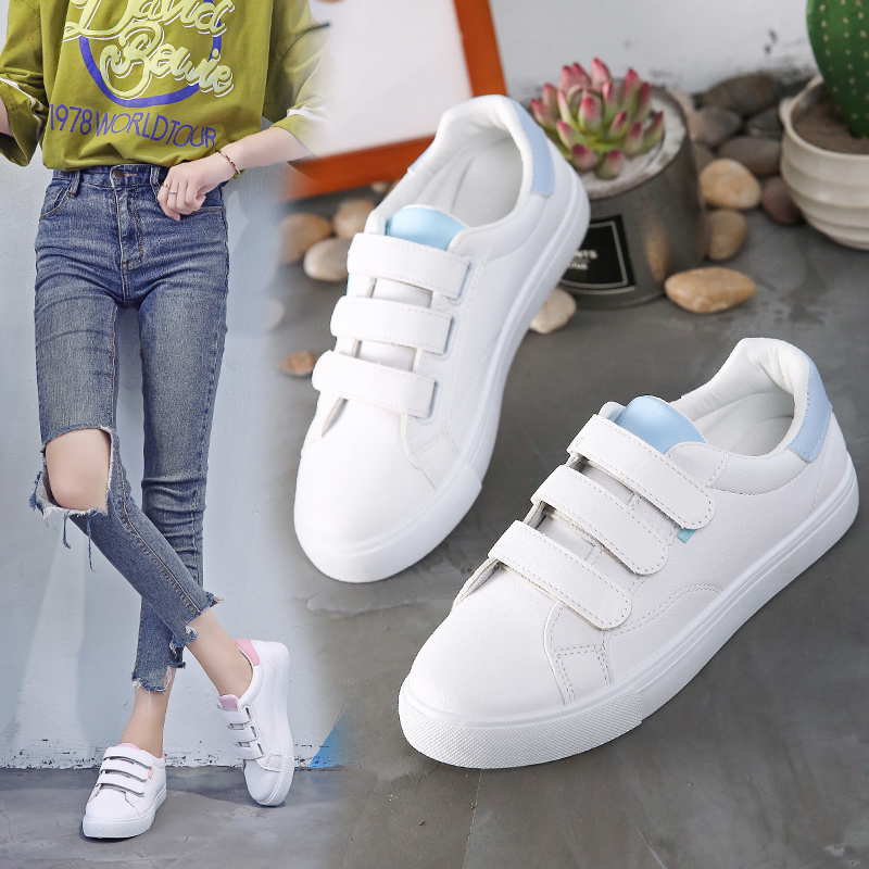 Outdoor Sports Shoes - Yeni sonbahar kadın beyaz tek ayakkabı