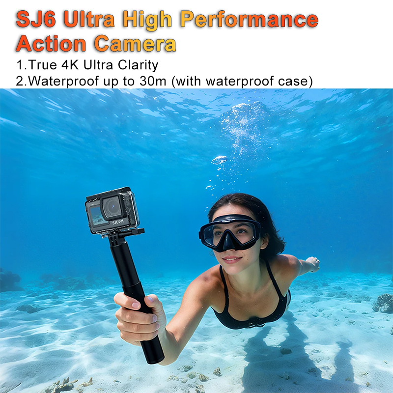 Outdoor Sport Live - SJCAM Aksiyon Kamerası SJ6 Ultra Uzun