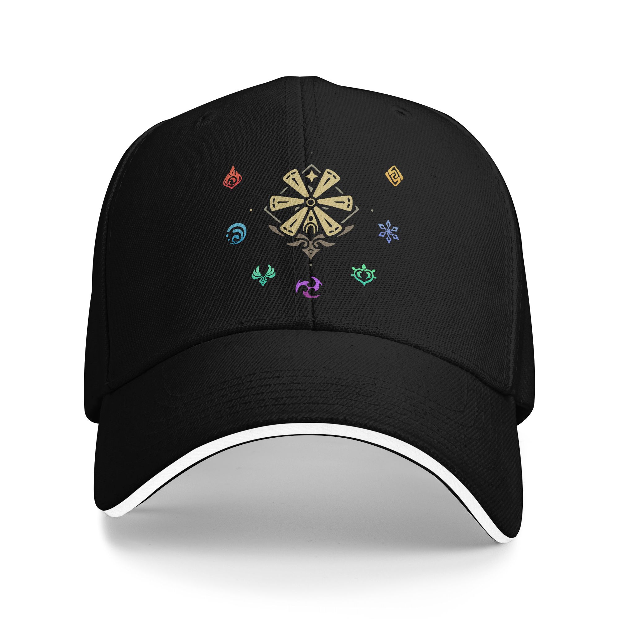 Outdoor Sport Hat Classic - Genshin Impact Elements Impact Klasik Beyzbol