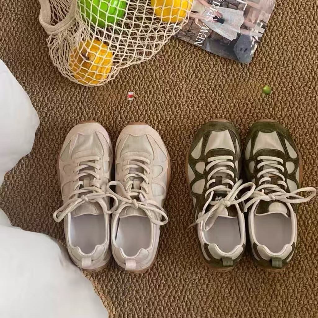 Vintage Patchwork Bağcıklı Kad - Outdoor Sports Shoes incelemesi ve fiyatı