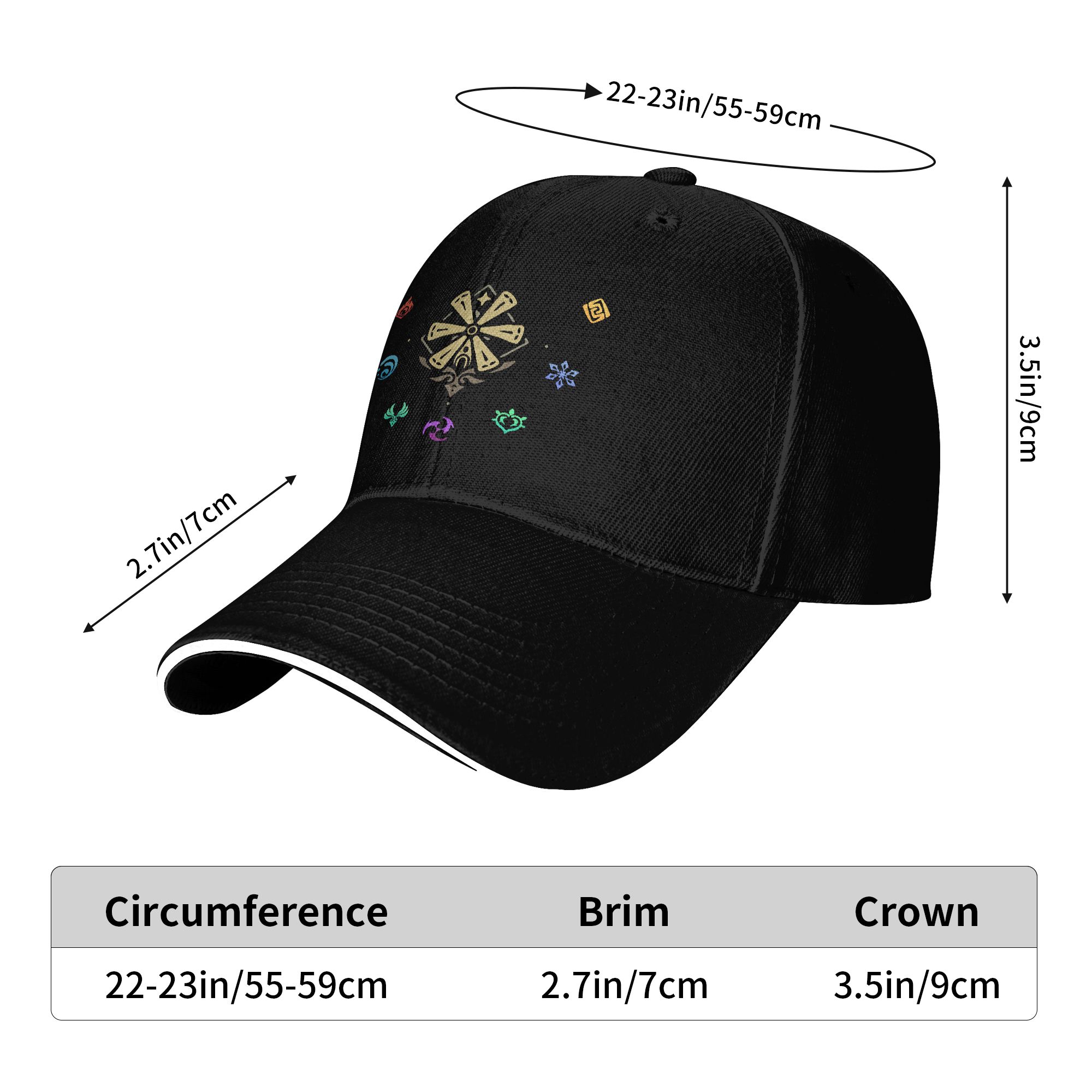 Genshin Impact Elements Impact - Outdoor Sport Hat Classic incelemesi ve fiyatı