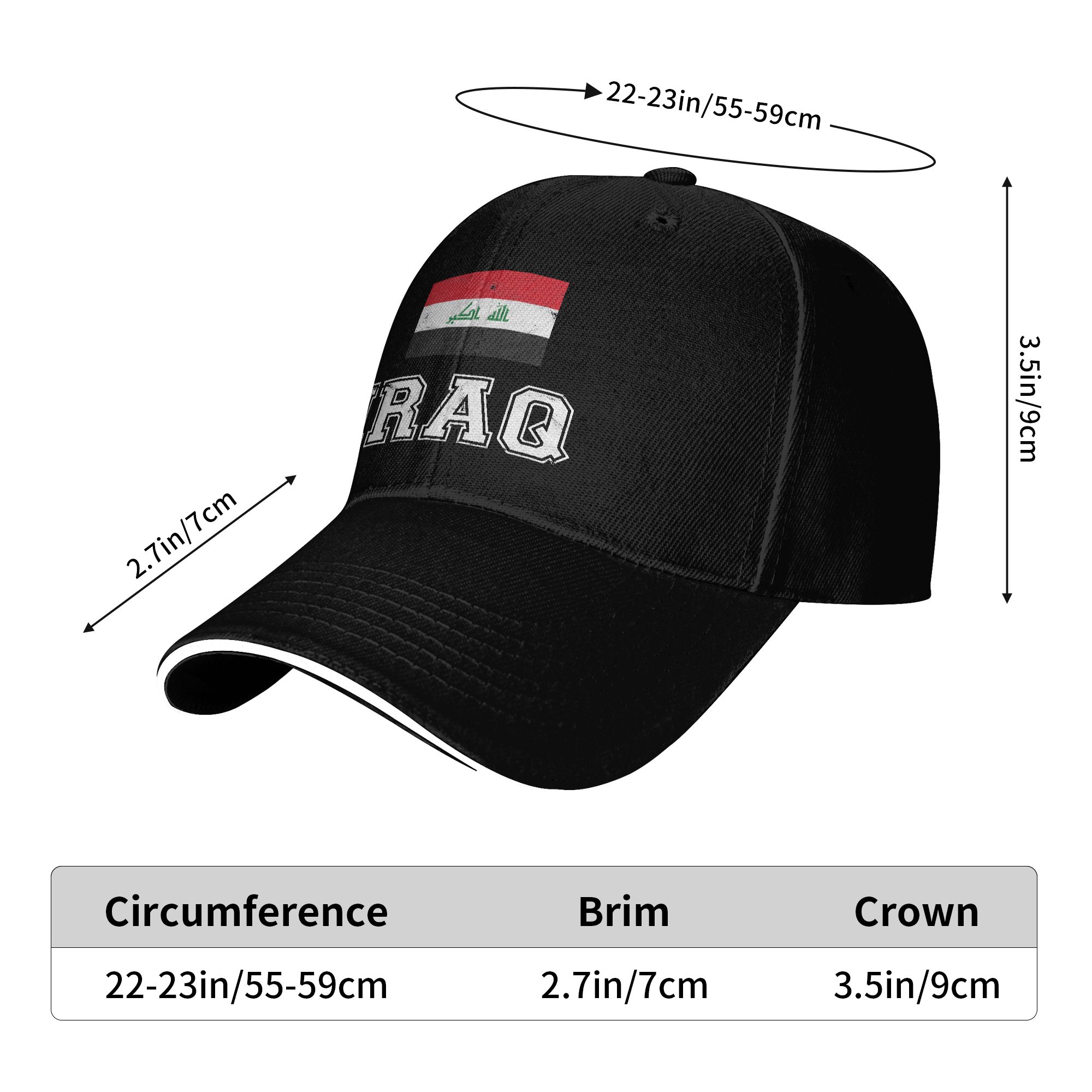 Irak Bayrağı Beyzbol Şapkası K - Outdoor Sport Hat Classic incelemesi ve fiyatı